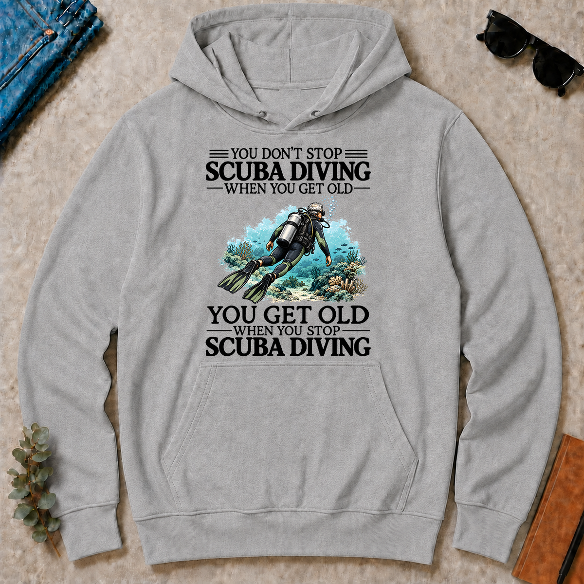 Don't Stop Scuba Driving - sport-grey - HS2D-SportGrey