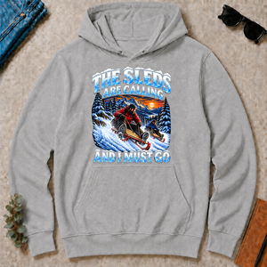 Sleds Are Calling And I Must Go - sport-grey - HS2D-SportGrey