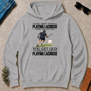 Vintage You Get Old When You Stop Playing Lacrosse - sport-grey - HS2D-SportGrey