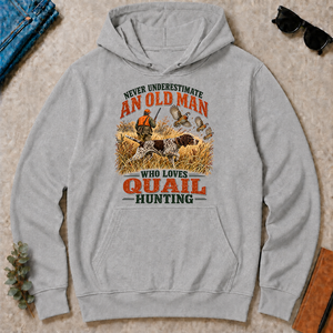 An Old Man Loves Quail Hunting - sport-grey - HS2D-SportGrey