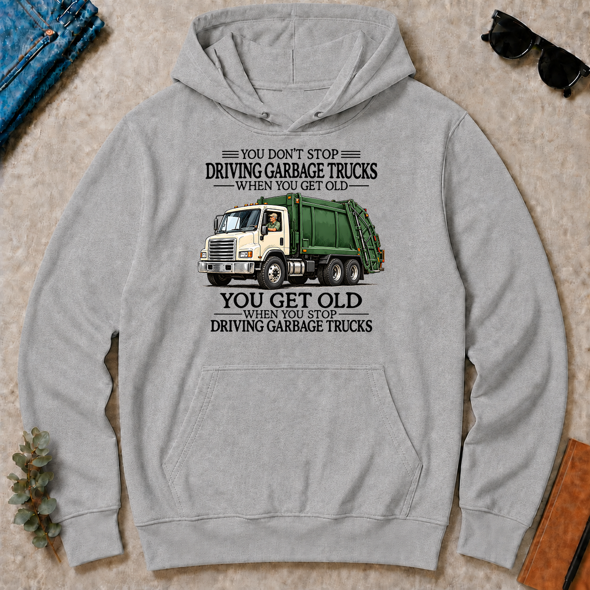Don't Stop Driving Garbage Trucks - sport-grey - HS2D-SportGrey