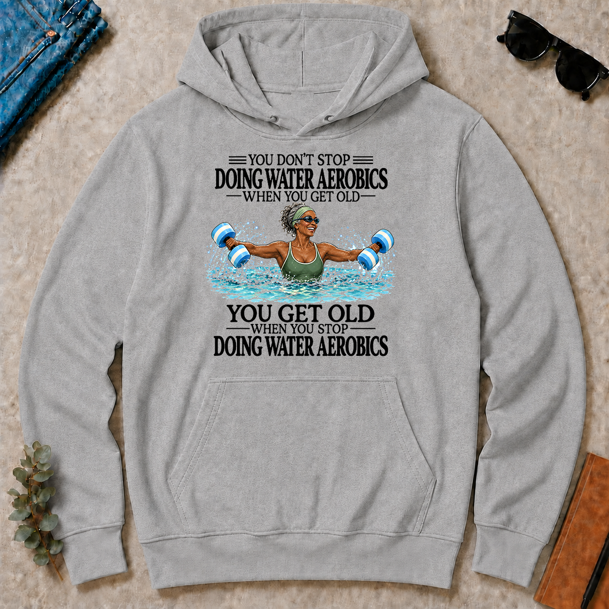 Don't Stop Water Aerobics Woman - sport-grey - HS2D-SportGrey