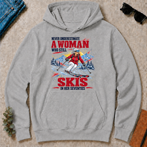 A Woman Still Skis In Her 70s - sport-grey - HS2D-SportGrey