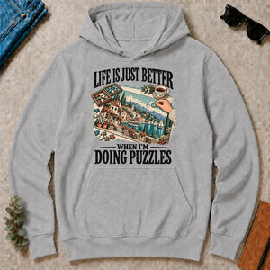 Life Is Just Better When I'm Doing Puzzles - sport-grey - HS2D-SportGrey