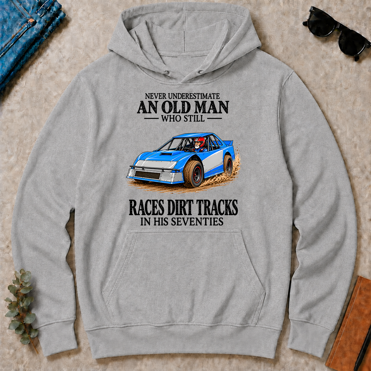 An Old Man Still Races Dirt Tracks In His Seventies - sport-grey - HS2D-SportGrey