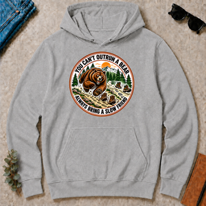 Funny You Can't Outrun A Bear Always Bring A Slow Friend - sport-grey - HS2D-SportGrey