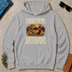 Pheasant Hunting Strongest Man In Seventies - sport-grey - HS2D-SportGrey