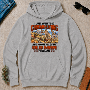 I Just Want To Chukar Hunting - sport-grey - HS2D-SportGrey