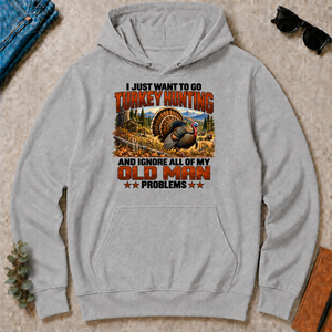 I Just Want To Turkey Hunting - sport-grey - HS2D-SportGrey