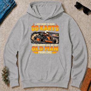 I Just Want To Race Go-Karts - sport-grey - HS2D-SportGrey