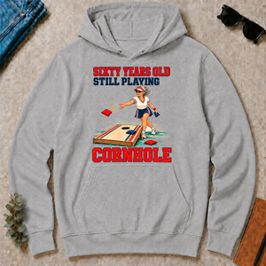 Sixty Years Old, Still Playing Cornhole - sport-grey - HS2D-SportGrey
