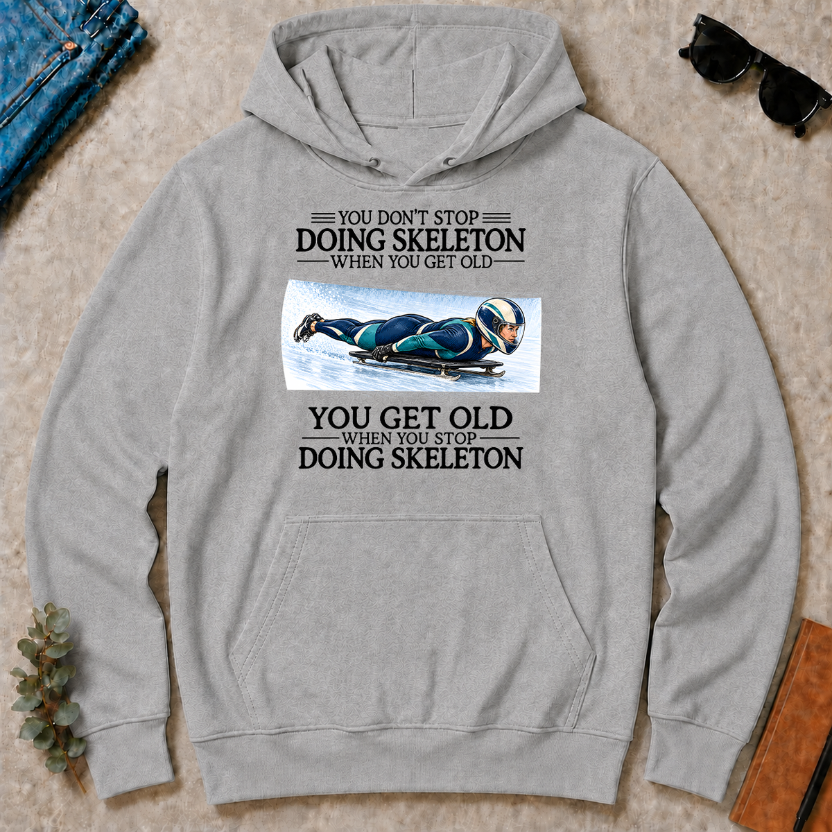 Don't Stop Doing Skeleton Woman - sport-grey - HS2D-SportGrey