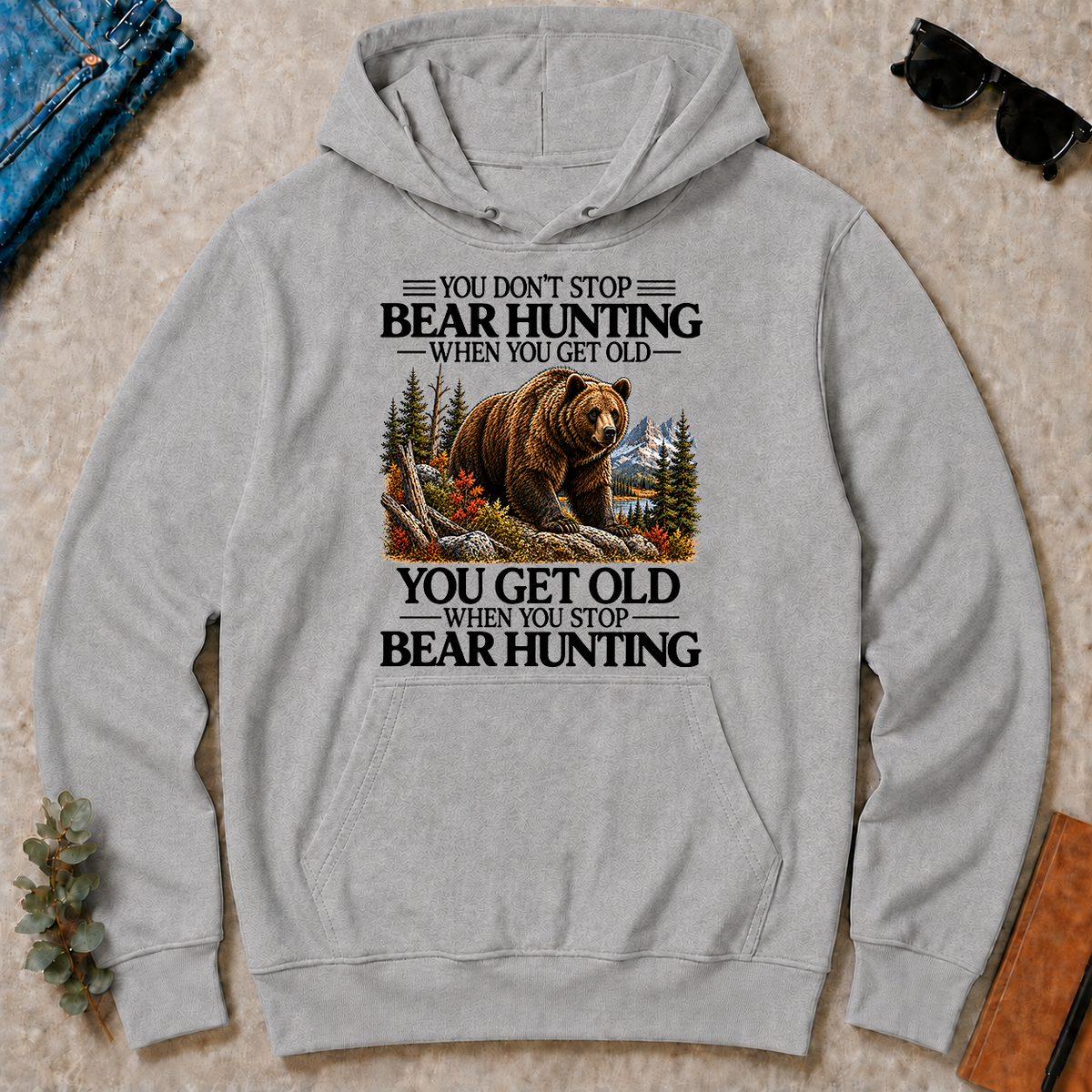 Don't Stop Bear Hunting - sport-grey - HS2D-SportGrey