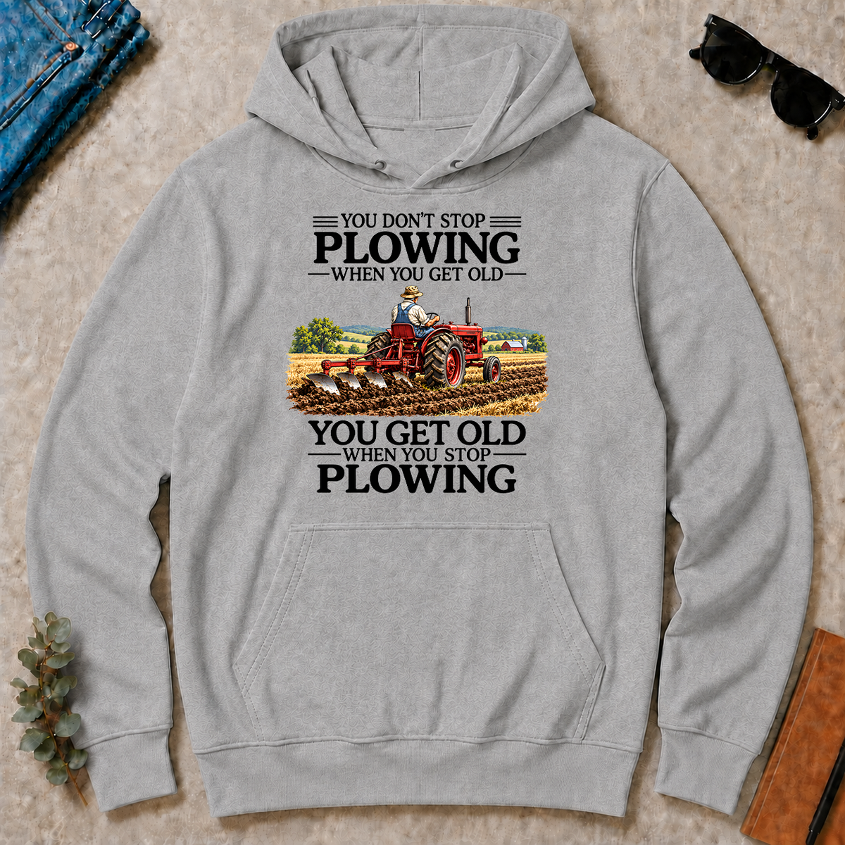 Don't Stop Plowing - sport-grey - HS2D-SportGrey