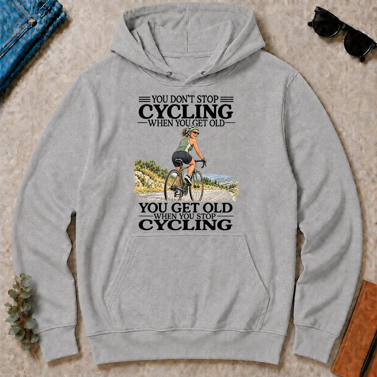 Don't Stop Cycling - sport-grey - HS2D-SportGrey