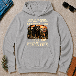 Vintage Bear Hunting Strongest Man In Seventies - sport-grey - HS2D-SportGrey