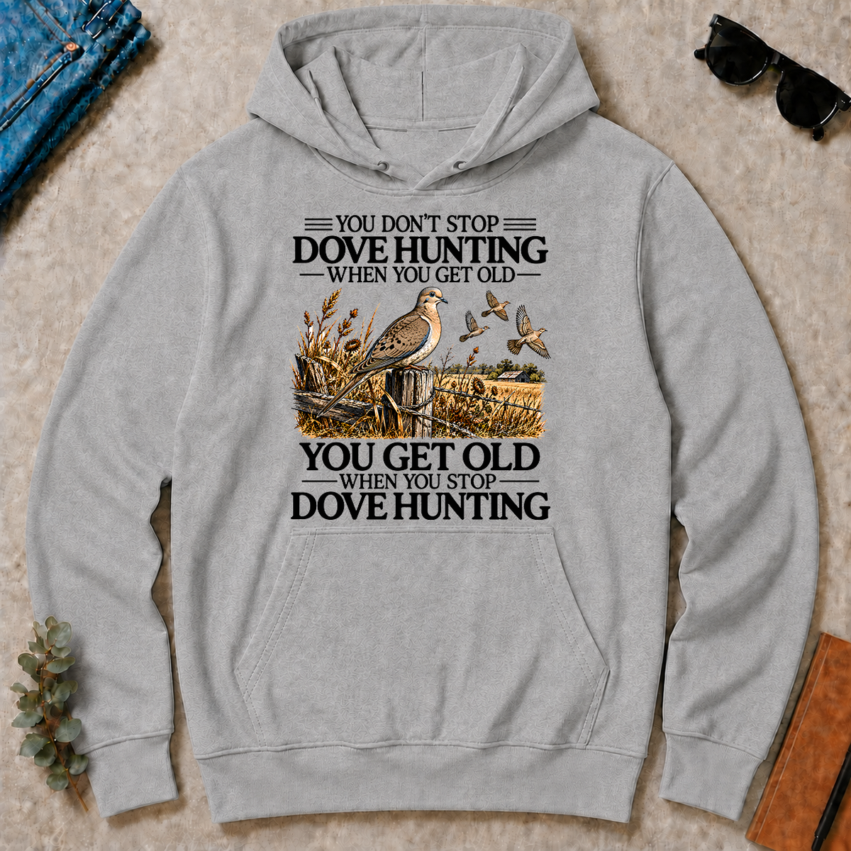 Don't Stop Dove Hunting - sport-grey - HS2D-SportGrey