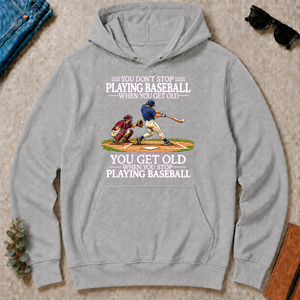 Old Man Don't Stop Baseball - sport-grey - HS2D-SportGrey