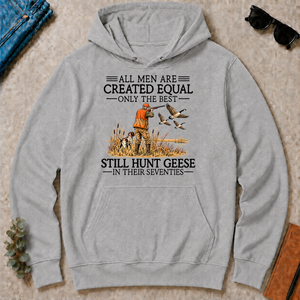 All Men Are Created Equal Geese Hunting 70s - sport-grey - HS2D-SportGrey