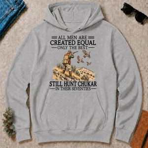 All Men Are Created Equal Chukar Hunting 70s - sport-grey - HS2D-SportGrey