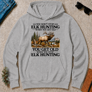 Don't Stop Elk Hunting - sport-grey - HS2D-SportGrey