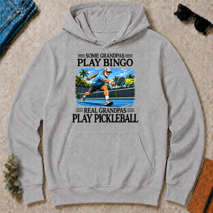 Some Grandpas Play Bingo Real Grandpas Play Pickleball - sport-grey - HS2D-SportGrey