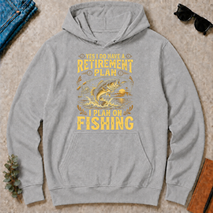 I Do Have A Retirement Plan I Plan On Fishing - sport-grey - HS2D-SportGrey