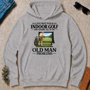 I Just Want To Play Indoor Golf - sport-grey - HS2D-SportGrey