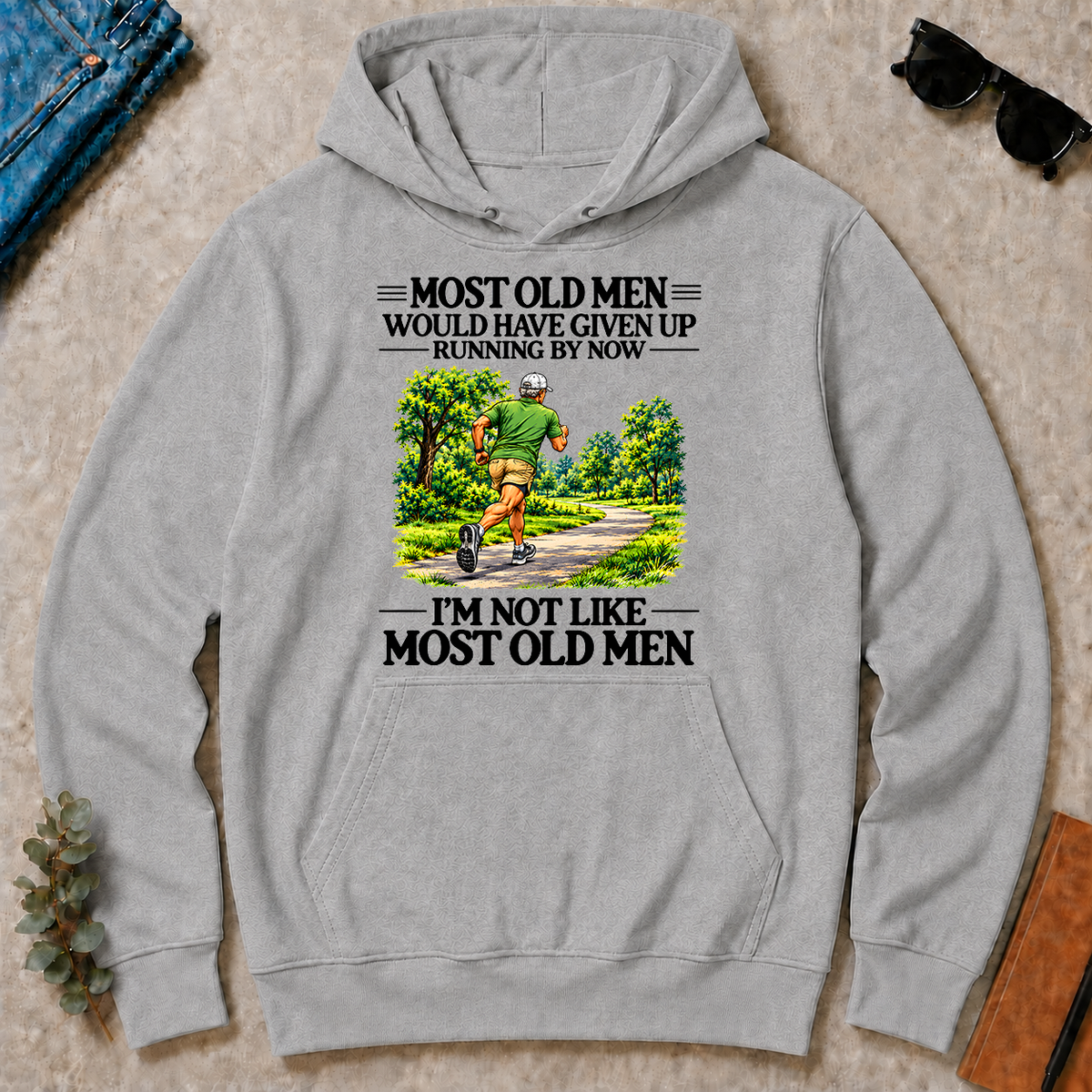 Most Old Man Would Have Given Up Running - sport-grey - HS2D-SportGrey