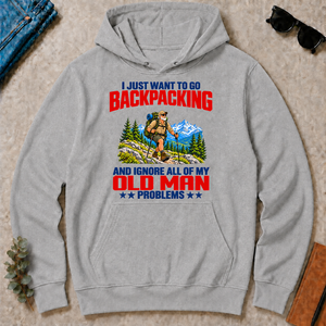 I Just Want To Go Backpacking - sport-grey - HS2D-SportGrey