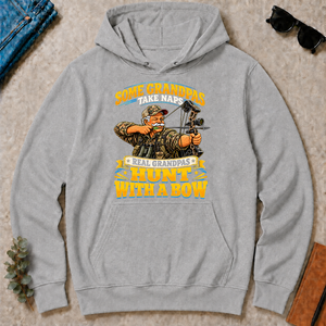 Real Grandpas Hunt With A Bow - sport-grey - HS2D-SportGrey