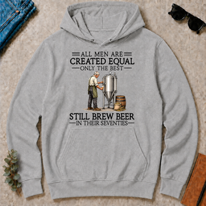 All Men Are Created Equal Only The Best Still Brew Beer 70s - sport-grey - HS2D-SportGrey