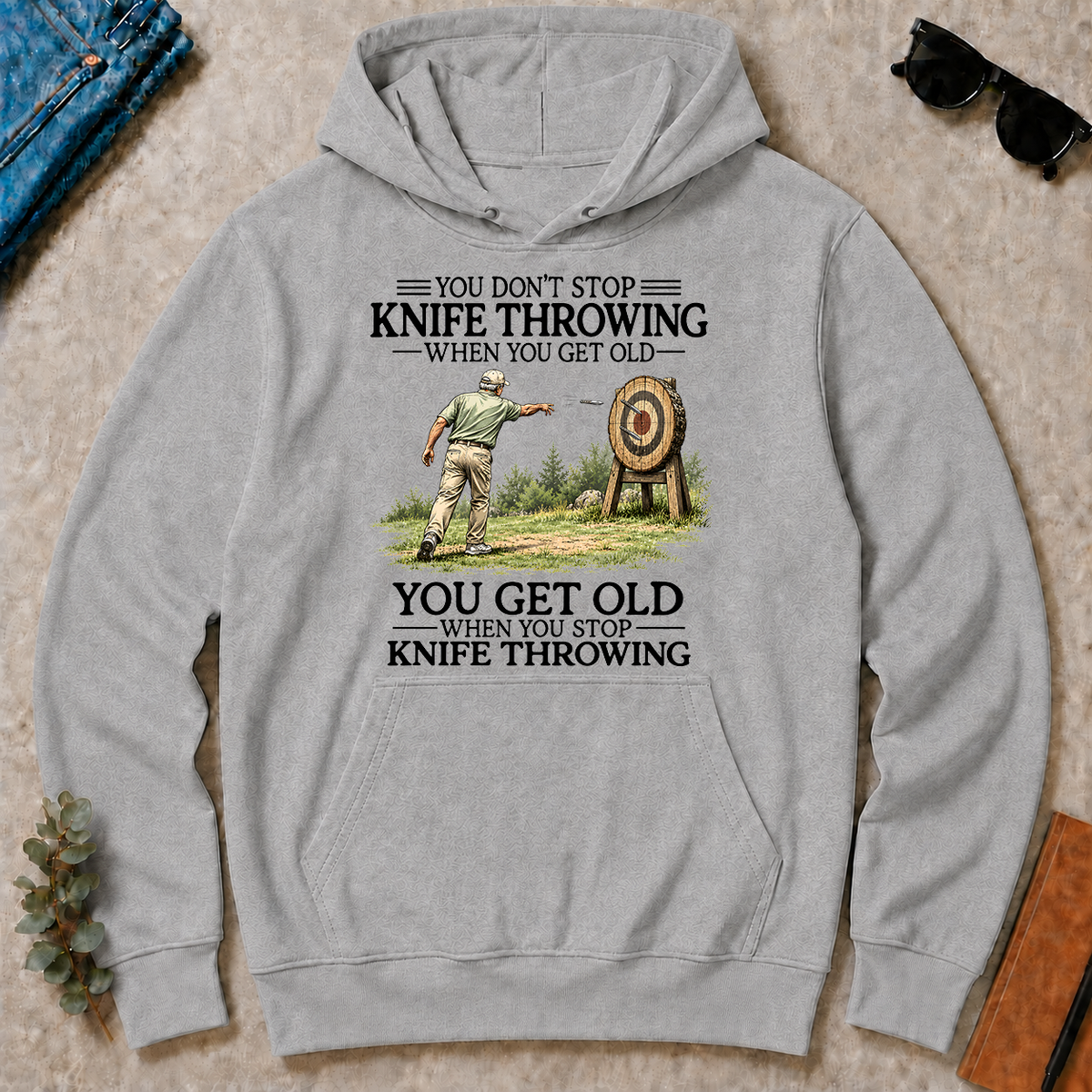 Don't Stop Knife Throwing - sport-grey - HS2D-SportGrey