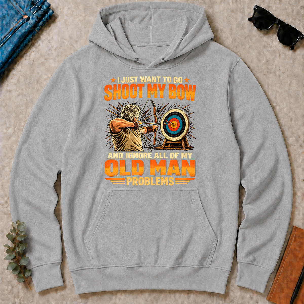 I Just Want To Go Shoot My Bow - sport-grey - HS2D-SportGrey