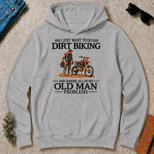 I Just Want To Go Dirt Biking - sport-grey - HS2D-SportGrey