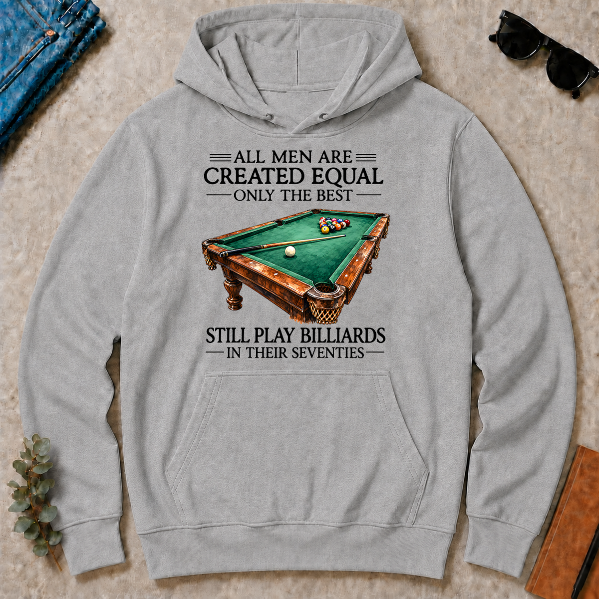 Still Play Billiards In 70s - sport-grey - HS2D-SportGrey