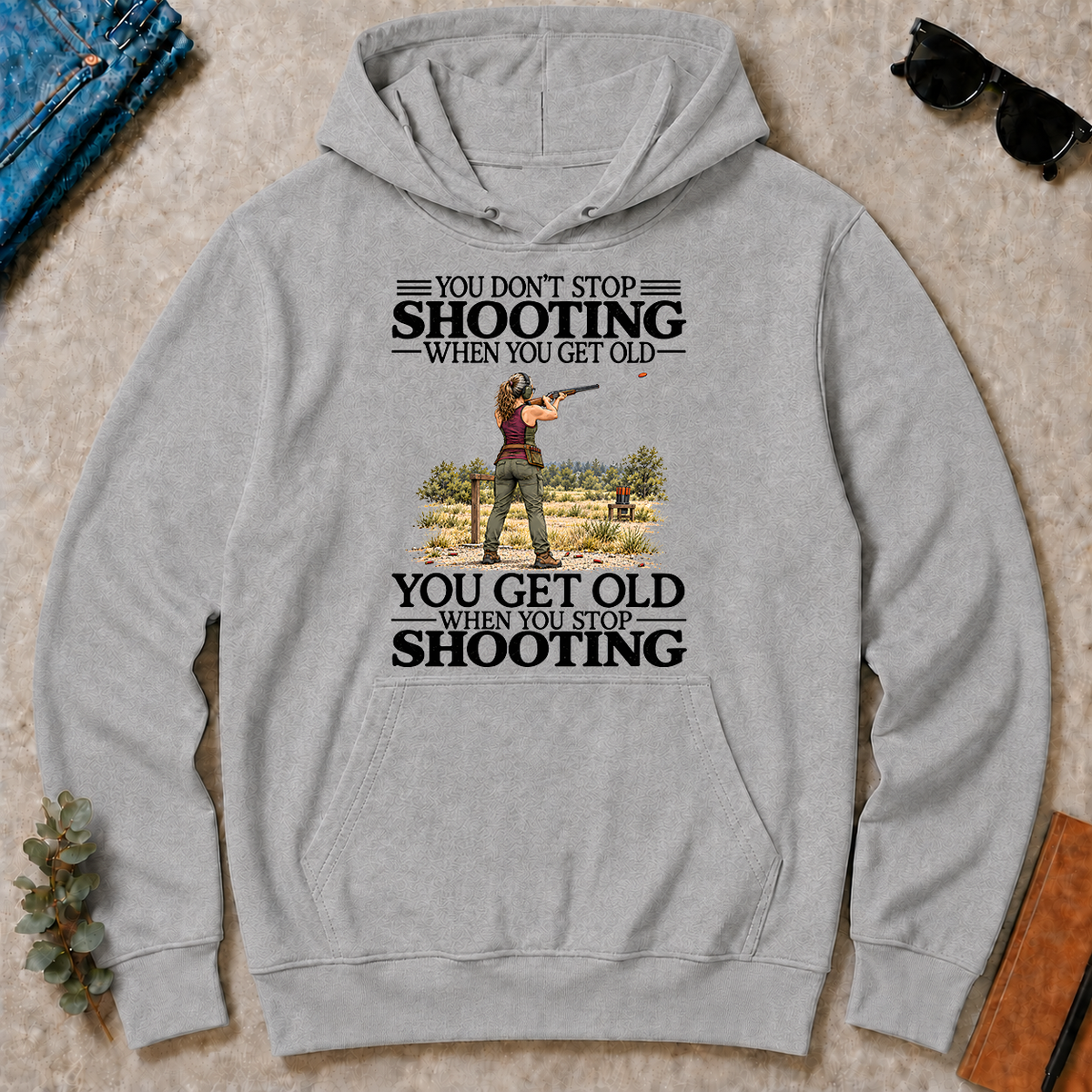 Don't Stop Shooting - sport-grey - HS2D-SportGrey