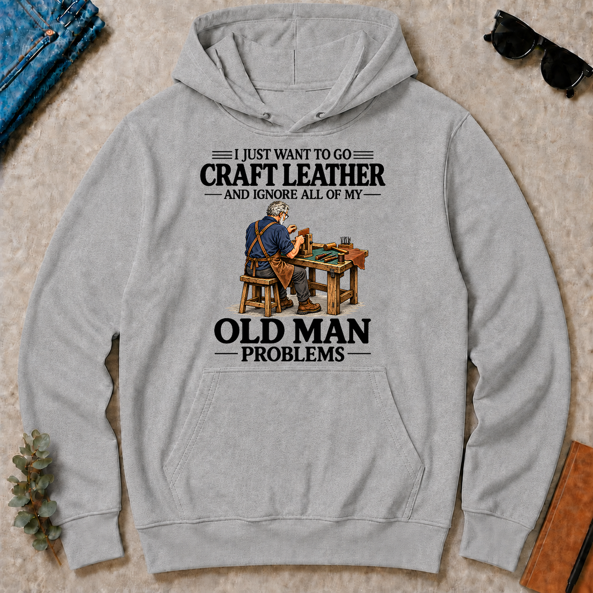 I Just Want To Craft Leather Vintage - sport-grey - HS2D-SportGrey