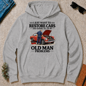 I Just Want To Restore Cars - sport-grey - HS2D-SportGrey