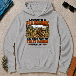I Just Want To Go Feral Hog Hunting - sport-grey - HS2D-SportGrey