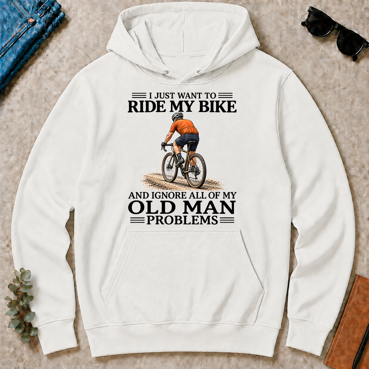I Just Want To Ride My Bike - white - HS2D-White