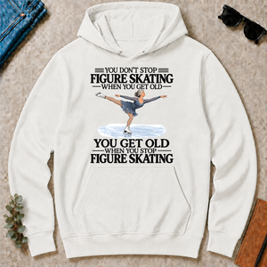 Don't Stop Figure Skating - white - HS2D-White