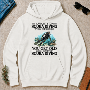Don't Stop Scuba Driving - white - HS2D-White