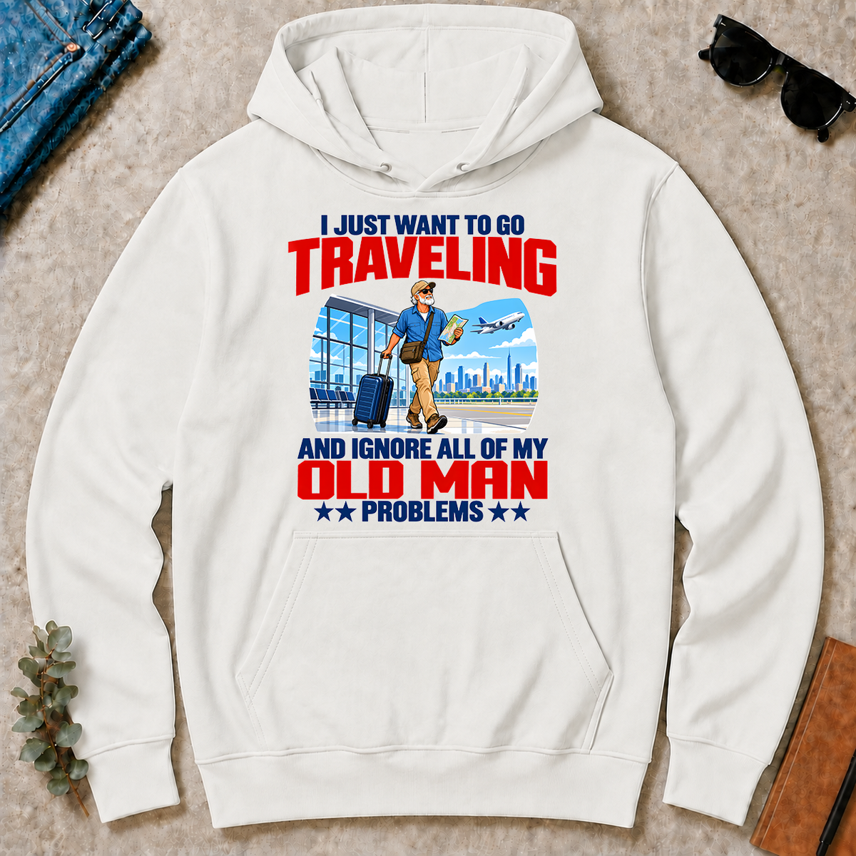 I Just Want To Go Traveling - white - HS2D-White