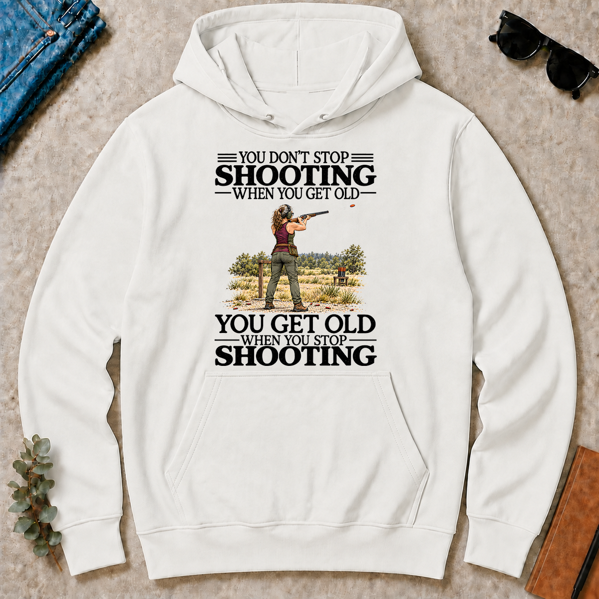 Don't Stop Shooting - white - HS2D-White