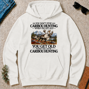 Don't Stop Caribou Hunting - white - HS2D-White
