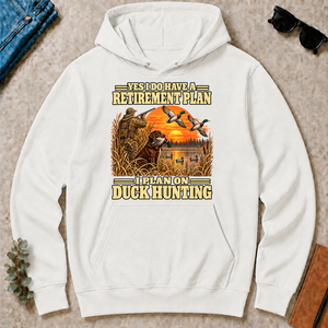 I Plan On Duck Hunting Vintage - white - HS2D-White
