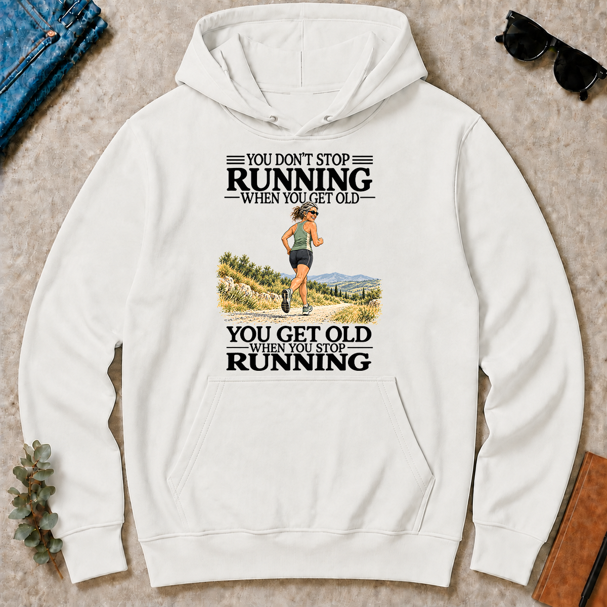 Don't Stop Running - white - HS2D-White