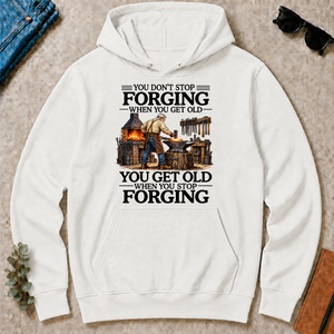 Don't Stop Forging - white - HS2D-White
