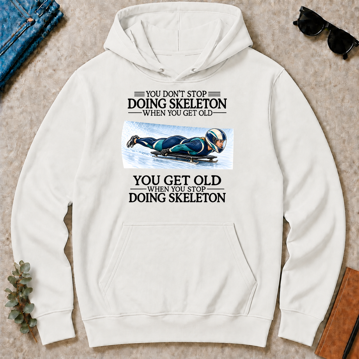 Don't Stop Doing Skeleton Woman - white - HS2D-White
